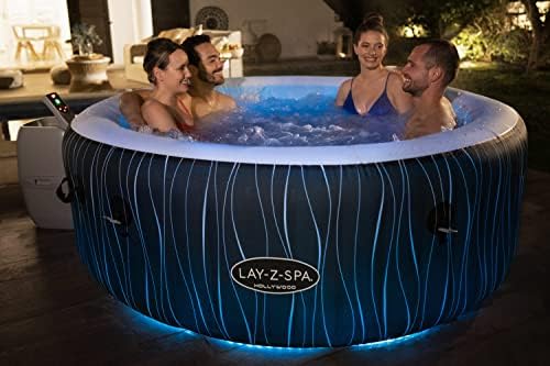 Bestway LAY-Z-SPA® Hollywood Airjet™ pour famille, extérieur, relaxation totale