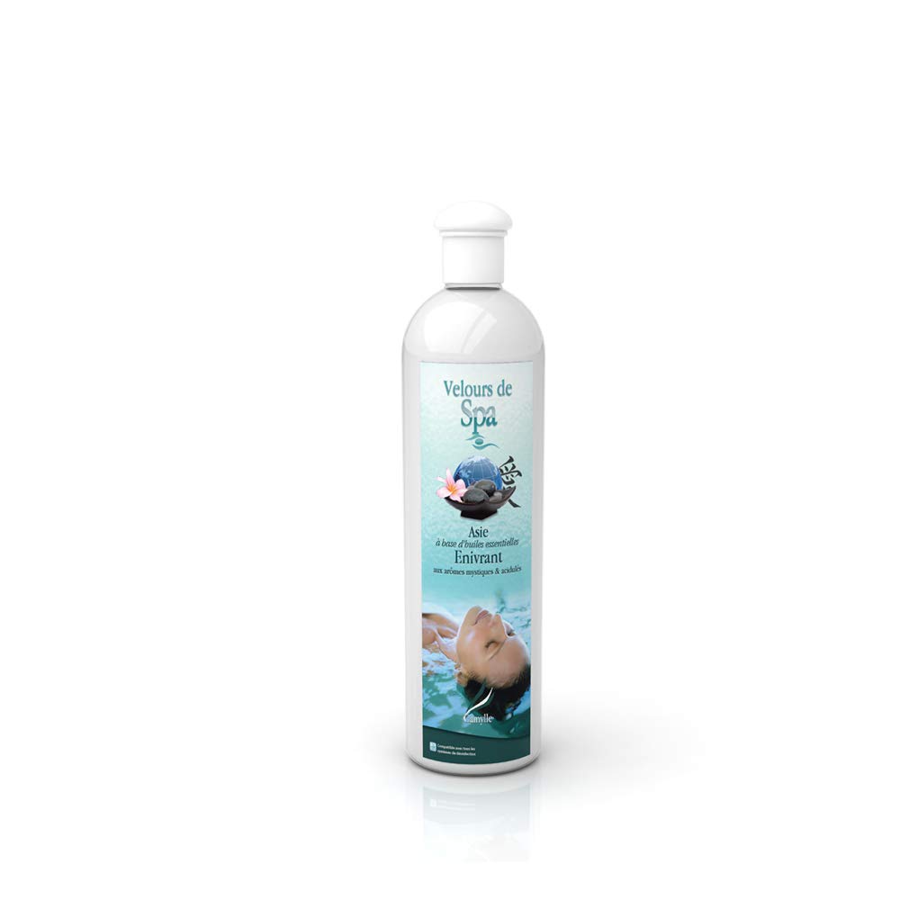 Camylle Velours de Spa Asie - Huiles Essentielles Naturelles - Arômes Mystiques & Acidulés - Spa Enveloppant 250ml