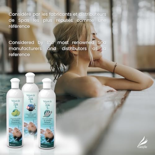 Camylle Velours de Spa Asie - Huiles Essentielles Naturelles - Arômes Mystiques & Acidulés - Spa Enveloppant 250ml