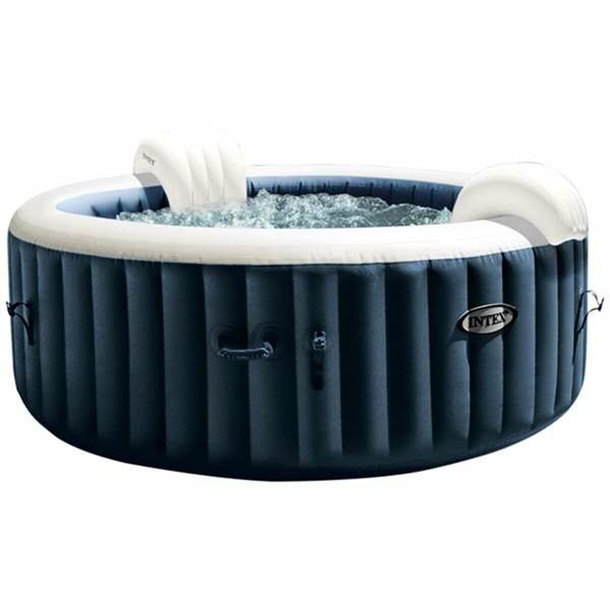 Intex Pure Spa Blue Navy 4 Places - Meilleures Fonctions de Relaxation pour Adults à la maison ou en Vacances - Bons Pla