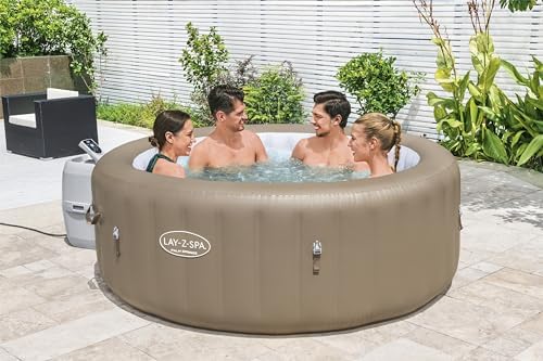 Bestway Lay-z-Spa Palm Spring Ronde Gonflable Piscine 963 L pour Familles en Extérieur en Juillet